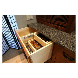 1907 SE Portland Japanese Tansu Style Kitchen Remodel - Asian - Kitchen ...