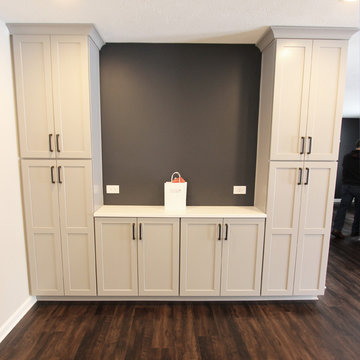 Waypoint LivingSpaces 410F Painted Stone Cabinets