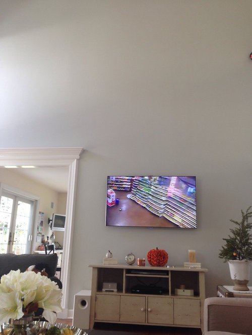 Big Blank Space Above TV