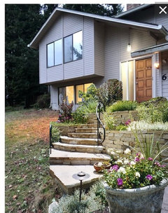 Landscape ideas to improve front yard of split level home