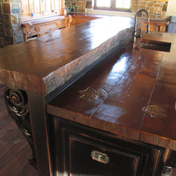 WoodForm&trade; Concrete - Kitchen Countertops