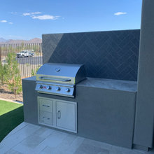 Built In BBQ