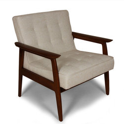 Carraway Arm Chair-Beige - Products