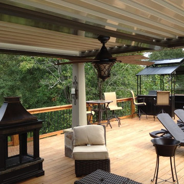 Louvered Roof Living Area