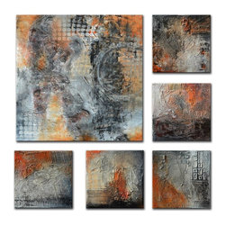 Original Textural Abstract Art - Paintings