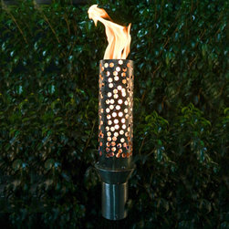 Honeycomb Stainless Steel Tiki Torch Kit - Outdoor Torches