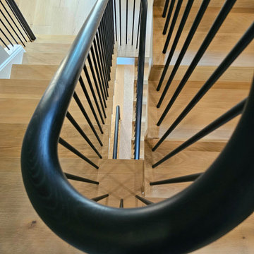 Project #115 | Staircase with Continuous Rail System Without Newels