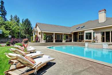Example of a pool design in Tampa