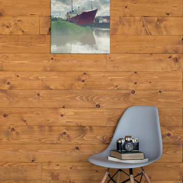 Foggy River Coastal Landscape Wall Art Print