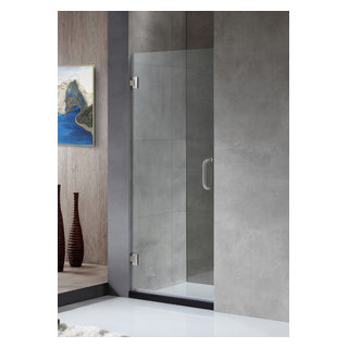 Milano Portland - Frameless Sliding Door Shower Enclosure - Choice of Sizes  and Side Panel