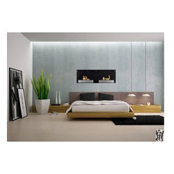 Faro Wall Mounted Ethanol Fireplace - Indoor Fireplaces