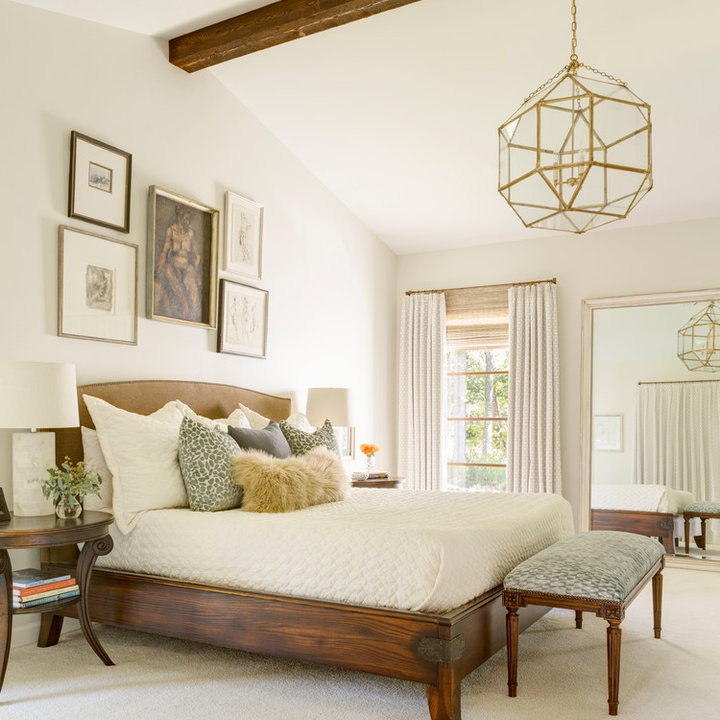 75 Bedroom with White Walls - July, 2026