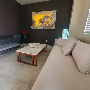 Onyx Stone Backlit Wall Painting