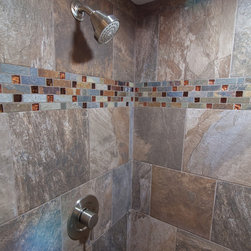 Bath: Dynasty, Woodward, Cherry Chestnut - Tile
