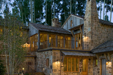 Mountain style exterior home photo in Denver