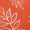 26" x 26" Fern Leaves Decorative Indoor Pillow, Bright Orange