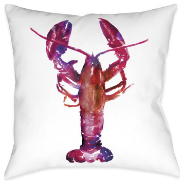 Galaxy Lobster Indoor Pillow, 18"x18"