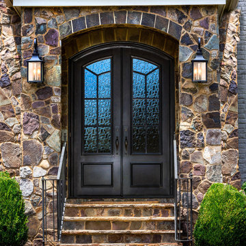 Completely Bespoke Traditional Iron Double Doors