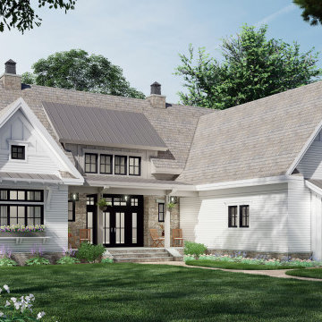 Str. Croix House Plan - Front