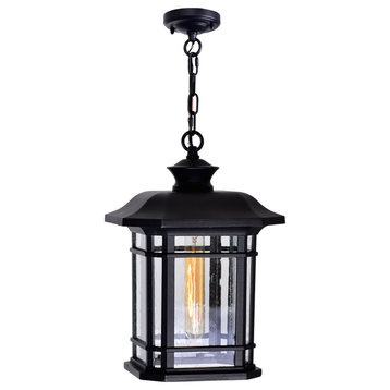 Blackburn 1 Light Outdoor Black Pendant