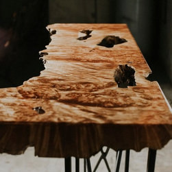 Burl Console Table - Furniture