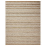 StyleCraft - Temi Hand Tufted Wool Rug Sand 8'x10' - Introducing the Temi Rug, a striking addition to any indoor space. This beautiful piece showcases asymmetrical stripes, achieved with meticulous hand-tufting and a high-low pile for added textural interest. Made from high-quality wool, it's perfect to bring modern appeal to your living room, bedroom, kitchen, dining room, or office. The whimsical pattern is sure to captivate guests and elevate your home's aesthetic.
