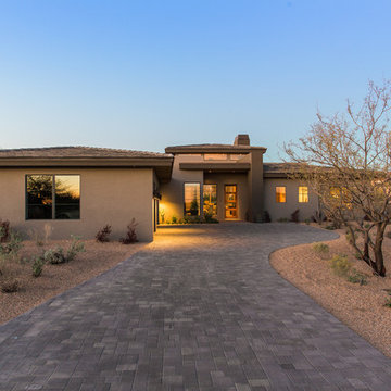Arizona Home in the Evening