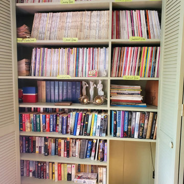 Before and After Shelf Organization