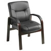 Boss Office Products Italian Leather Guest Chair