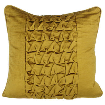 Lemon Green Outdoor Chair Cushions Velvet 20"x20" Textured, Lemon Grass Knots