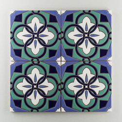 Handpainted: The Mediterranean Collection, Jerez in Cool Motif - Wall And Floor Tile