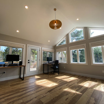 Sunroom Addition + Home Office + Workspace + Deck | Fall River, Nova Scotia