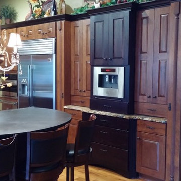 Rustic Cherry Kitchen By Wyoming Building Supply