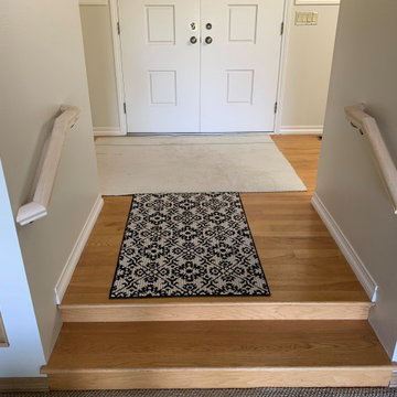 Assisted living handrail for 2 steps 1b