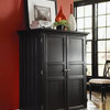 American Drew Furniture Camden Dark Black Home Office Cabinet