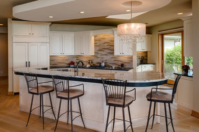 Inspiration for a transitional kitchen remodel in Grand Rapids