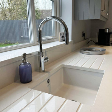 Grey Shaker Kitchen in Papworth Everard