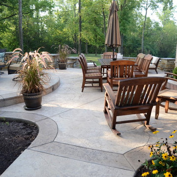 Tiered Backyard Patio