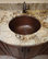 Freud 20" Handmade Undermount Copper Bath Sink With Overflow