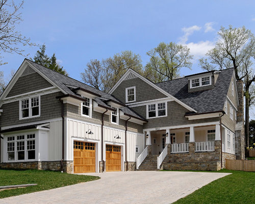 Best Grey Cedar Shake Siding Design Ideas Remodel Pictures Houzz   4e410d620fbe58f2 3587 W500 H400 B0 P0  Traditional Exterior 