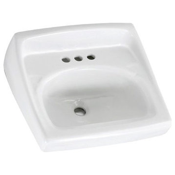 American Standard 0355.912 Lucerne 20-1/2" Wall Mounted Porcelain - White