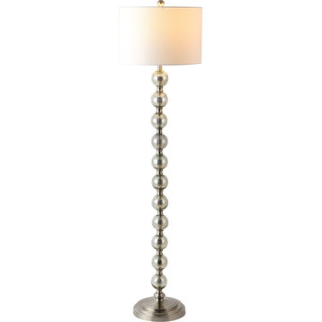 Cace Floor Lamp, Nickel