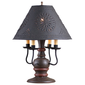 Cedar Creek Lamp, Expresso With Shade