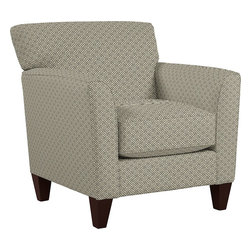 Allegra Stationary Chair by La-Z-Boy shown in Truffle - Products