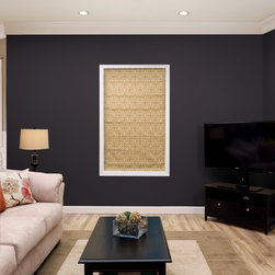 Blinds.com Premium Roman Shades in Donetta Barley - Roman Shades