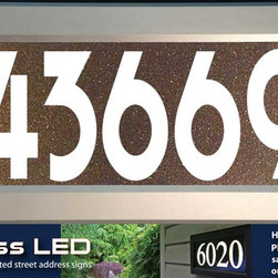 Address LED - illuminated house numbers - House Numbers