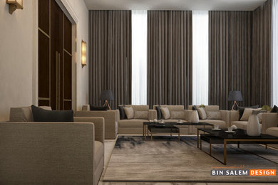 Example of a minimalist entryway design in Other