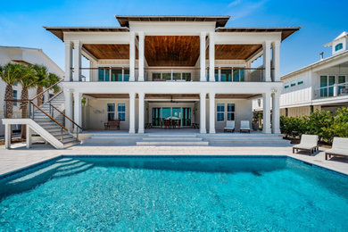 Beach style pool photo in Other