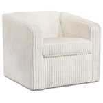 Harp and Finial - Sandoval Accent Chair, Ivory/Corduroy - This Accent Chair from the Sandoval collection by Harp and Finial will enhance your home with a perfect mix of form and function. The features include a Ivory/Corduroy finish applied by experts.