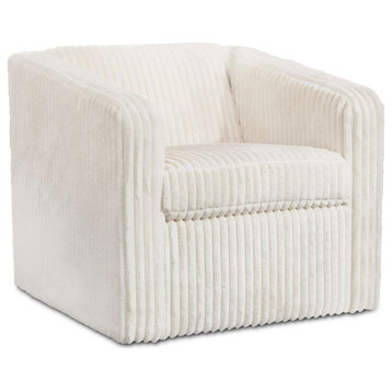 Sandoval Accent Chair, Ivory/Corduroy